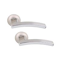 Ручки на розеті COMIT Michaela R59 (Moderno) хром/матовий нікель